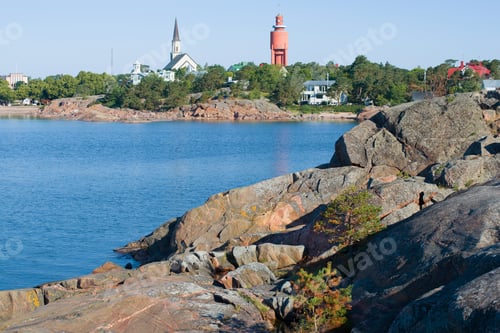 Preview: On Rocks Of The Peninsula Of Hanko. Finland