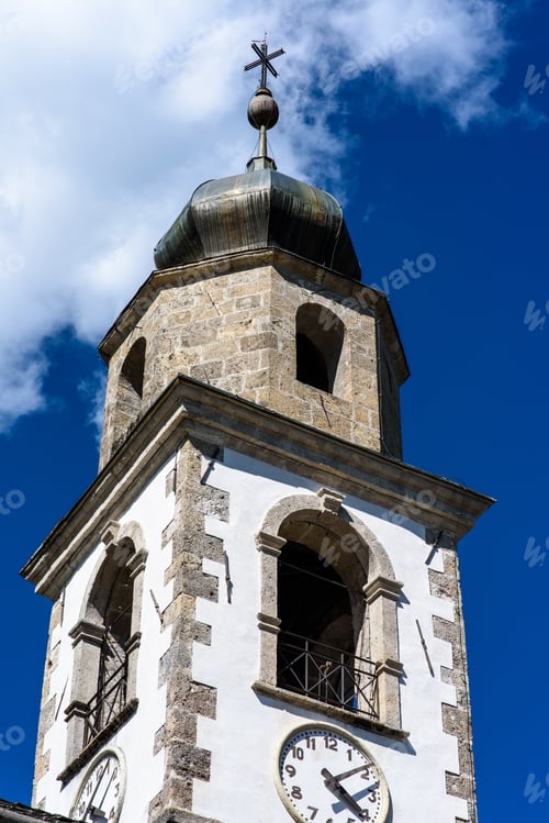 Preview: Typical Houses And Churches Of The Mountain Village Of Sauris