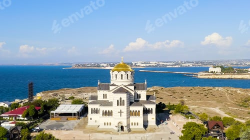 Preview: Sevastopol, Crimea. Vladimirsky Cathedral In Chersonesos. Chersonesus Tauric - Founded By The