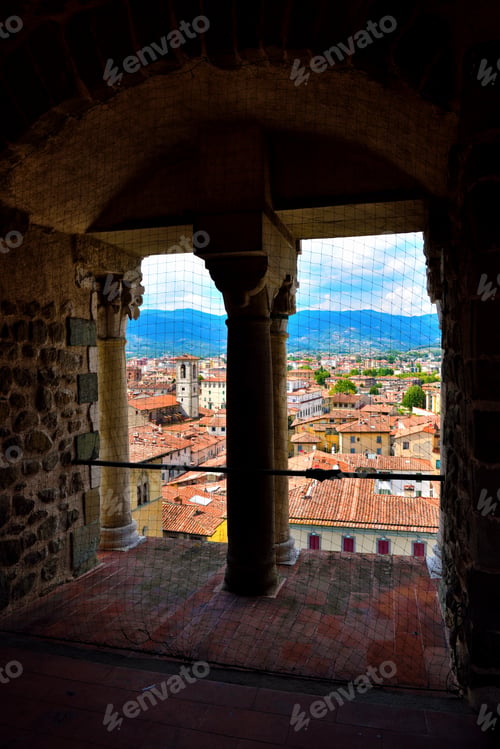 Preview: Panorama On Top Of The Tower Of The Cathedral Of Pistoia