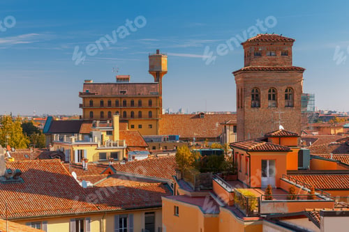 Preview: Bologna. Aerial View Of The City.