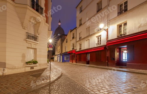 Preview: Paris. Old Street On The Montmartre Hill.