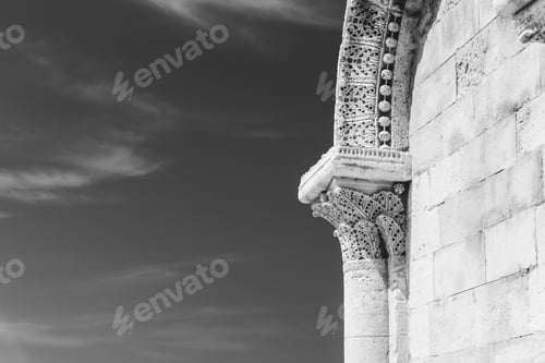 Preview: Trani, Details In Black And White. Sea And Religion. Puglia. Italy