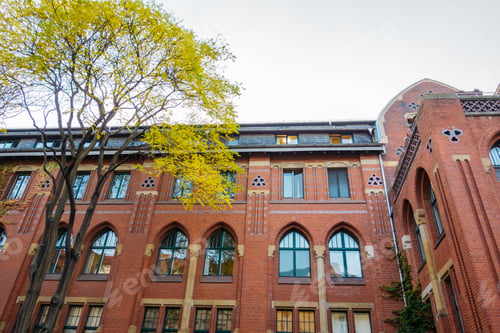 Preview: Red Brick Building In Majestic Form