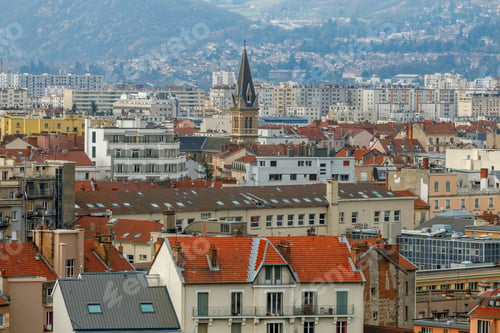 Preview: Grenoble. Aerial View Of The City.