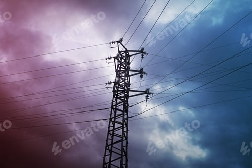 Preview: Electrical Towers With Energy, Industry And Business