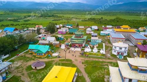 Preview: Ivolginsky Datsan. Buddhist Temple Located In Buryatia, Russia. Was Opened In 1945 As The Buddhist
