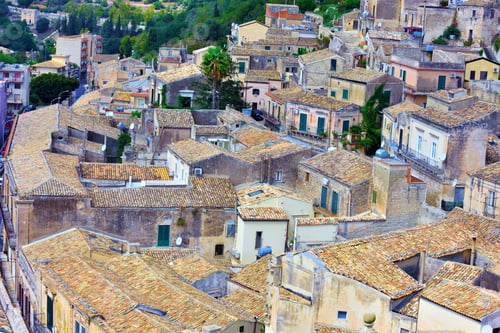Preview: Panorama Of Modica Sicily Italy