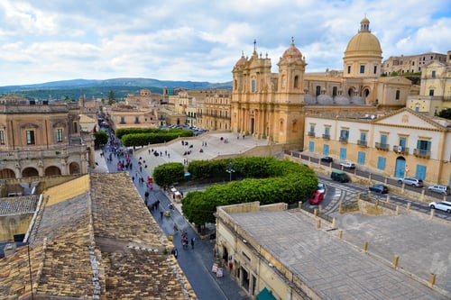 Preview: Panorama Of Noto Sicily Italy