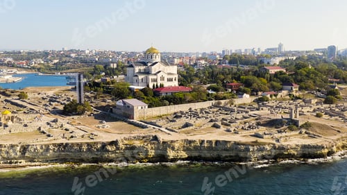 Preview: Sevastopol, Crimea. Vladimirsky Cathedral In Chersonesos. Chersonesus Tauric - Founded By The