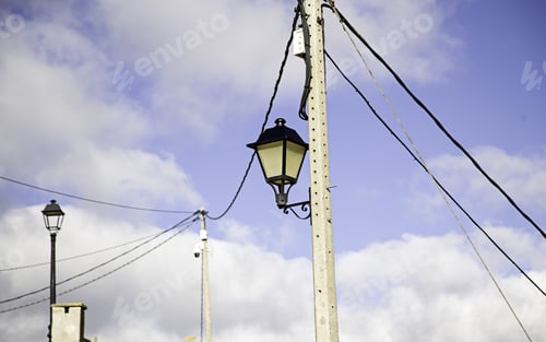 Preview: Street Lamps Hanging, City Lighting, Electricity