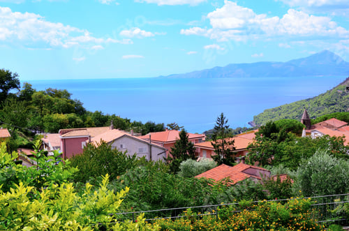 Preview: Panoramic View Of Maratea. Basilicata Italy