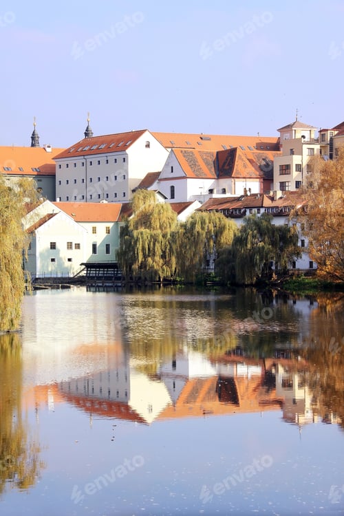 Preview: The Colorful Medieval Town Pisek In Czech Republic