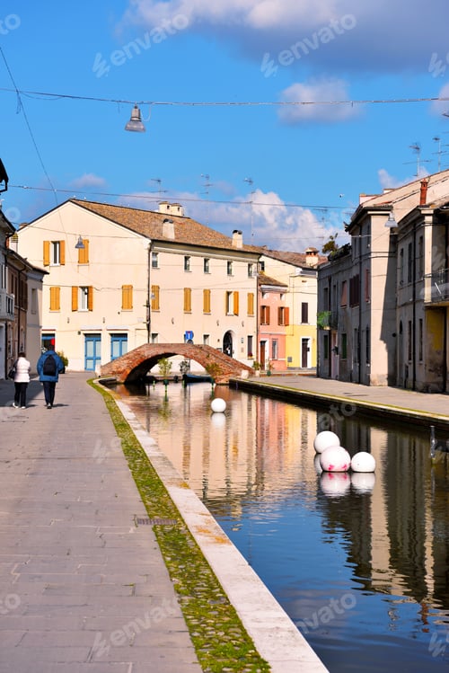 Preview: Small Italian Town Comacchio Also Known As "The Little Venice", Emilia Romagna Region, Province Of