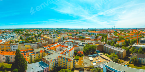 Preview: Giant Panorama About Berlin From The Rooftop View