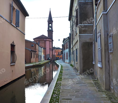 Preview: Small Italian Town Comacchio Also Known As "The Little Venice", Emilia Romagna Region, Province Of