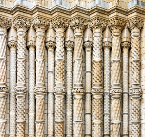 Preview: High Resolution Shot Of Old Engraved Stone Pillars