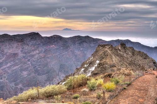 Preview: Panoramic View From The Roque De Los Muchachos, (English: "Rock Of The Boys"), The Highest Point On