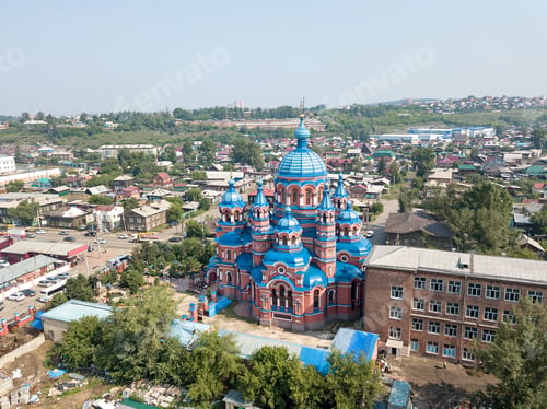 Preview: Russia, Irkutsk. The Church Of The Icon Of The Mother Of God Of Kazan In The Handicraft Quarter