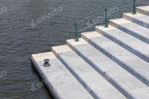 Preview: Big Stairs To Sea Water In Netherlands