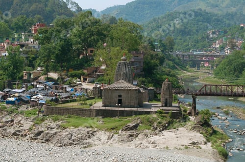 Preview: View Of The Ancient Stone Hindu Temple In The Mandi City. Himachal Pradesh, India