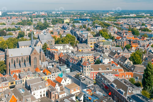 Preview: Utrecht. Aerial View Of The City.