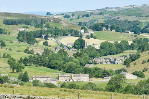 Preview: Langthwaite Village And Church In Arkengarthdale