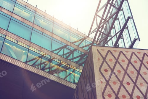 Preview: Modern Office Architecture With Sunlight