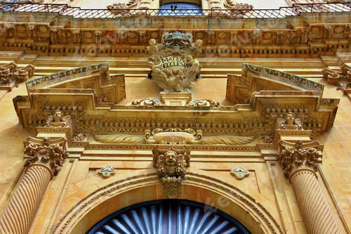 Preview: Cathedral Of San Pietro In Baroque Style Modica Sicily Italy