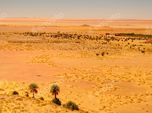 Preview: Sahara Desert In Algeria Near Timimoun, Hdr Image