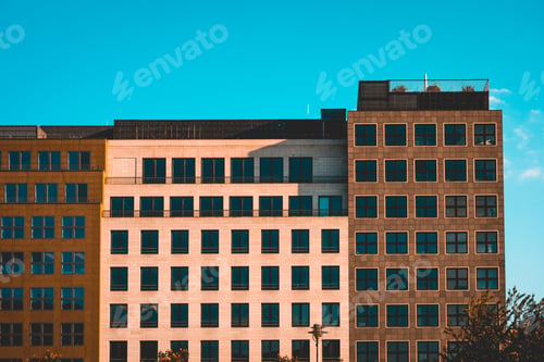 Preview: Brown And Orange Square Office Buildings