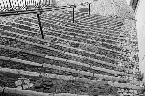 Preview: Stone Stairs In Urban City, Construction