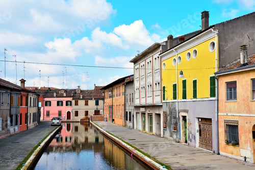Preview: Small Italian Town Comacchio Also Known As "The Little Venice", Emilia Romagna Region, Province Of