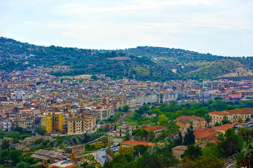 Preview: Panorama Of Scicli, Sicily, Italy