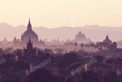 Preview: Bagan At Sunset In Myanmar