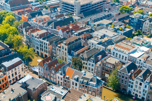 Preview: Utrecht. Aerial View Of The City.