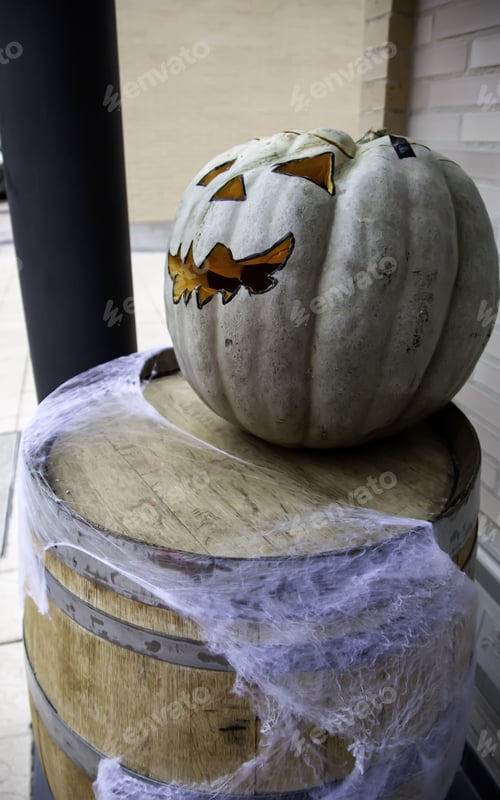 Preview: Scary Pumpkin On Halloween, Party And Ghosts, Witchcraft