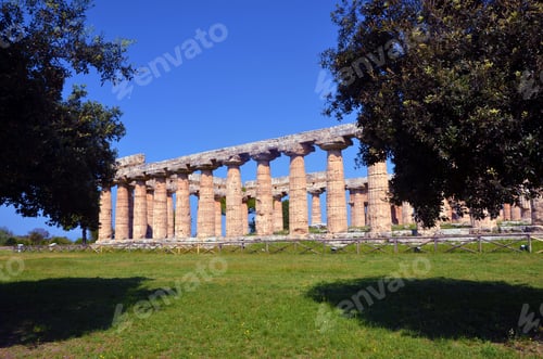 Preview: The Basilica (Also Called Temple Of Hera) Paestum, Italy
