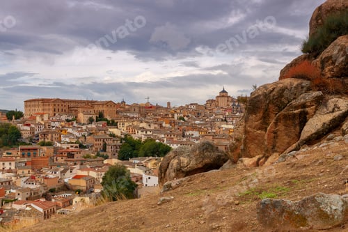 Preview: Toledo. Aerial View Of The City.