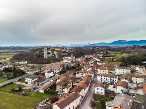 Preview: Historic Castle In The Hills Of Friuli.