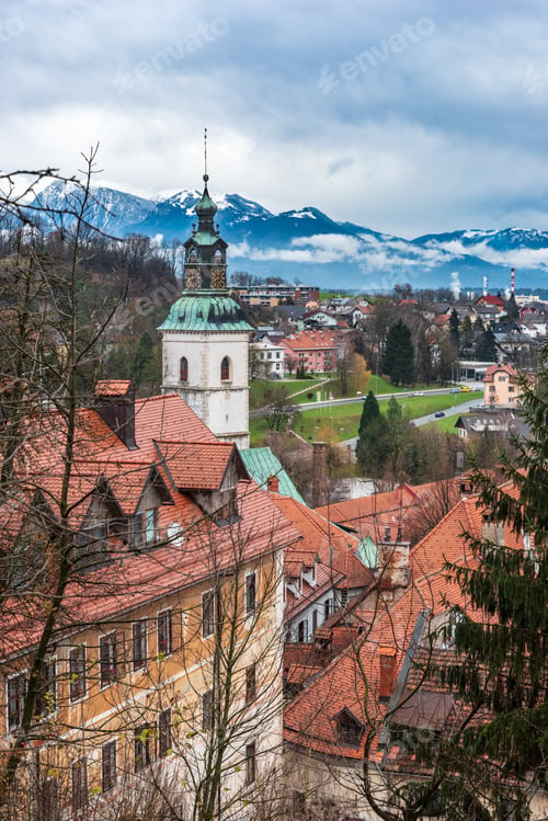 Preview: The Ancient Village Of Škofja Loka, Slovenia.
