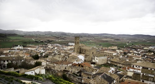 Preview: Perspective Pueblo Ujue, Construction And Architecture, Landscape