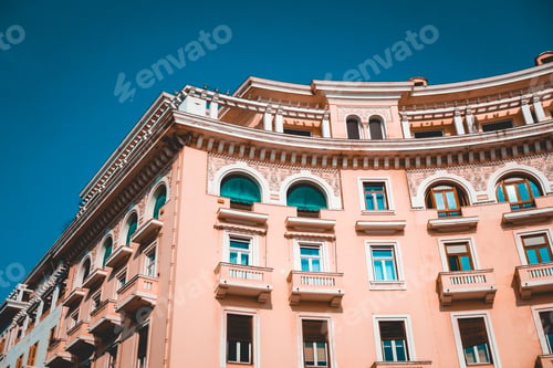 Preview: Orange And Curved Residential Hosue