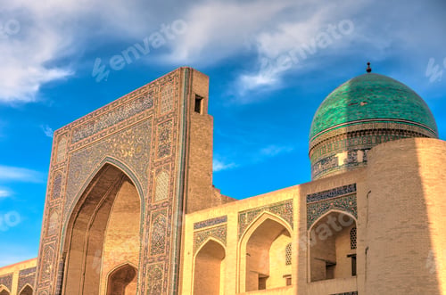 Preview: Po-I-Kalyan Or Poi Kalan Square, Bukhara, Uzbekistan, Hdr Image