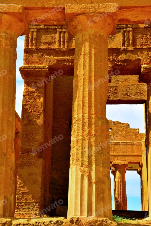 Preview: The Temple Of Concordia Is A Greek Temple Valley Of The Temples Agrigento Sicily Italy
