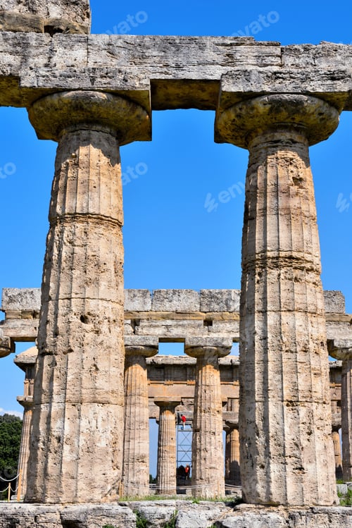 Preview: The Basilica (Also Called Temple Of Hera) Paestum, Italy