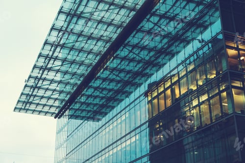 Preview: Modern Glass Office Building