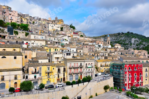 Preview: Panorama Of Ragusa Sicily Italy