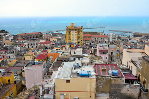 Preview: Panorama Of The Historic Center Of Sciacca Sicily Italy