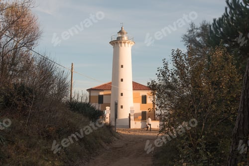Preview: Lighthouse At Sunset, Stroll On The Beach.